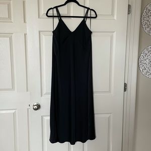 NWT BLACK SATIN DRESS